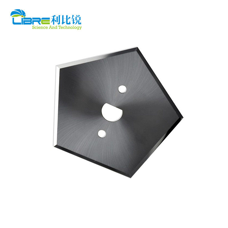 HRA89 Độ cứng Tungsten Carbide Dao Pentagonal với hai mặt 5 cạnh cắt cho lưỡi cắt công nghiệp 40,9mm