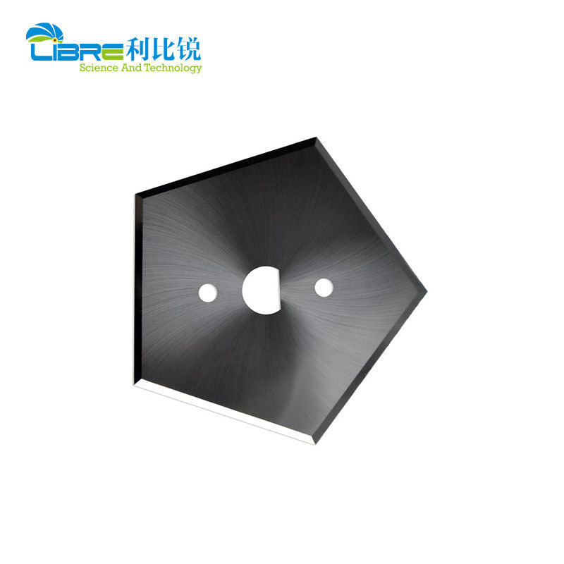 HRA89 Độ cứng Tungsten Carbide Dao Pentagonal với hai mặt 5 cạnh cắt cho lưỡi cắt công nghiệp 40,9mm