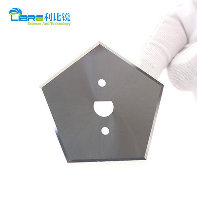 Lưỡi dao cắt rãnh công nghiệp bằng hợp kim Vonfram Cacbua hình ngũ giác với 5 cạnh cắt và chiều dài 66.9mm