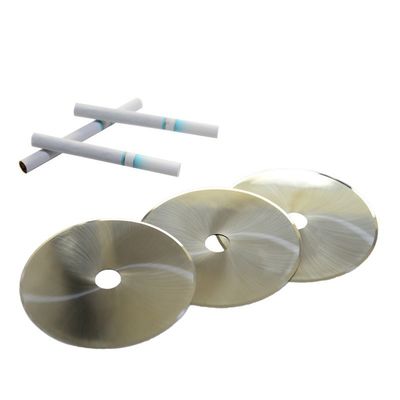 Đầy đủ cacbua thuốc lá lưỡi dao tròn 0,3mm HRA89 cho máy làm thuốc lá Hauni